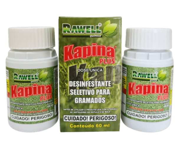 Kit Kapina Plus 60ml 2 UN Elimina Tiririca e Folhas Largas
