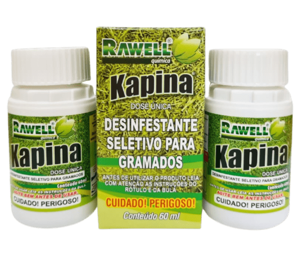 Mata Tiririca Kapina 60ml Kit 2 UNID Livre De Ervas Daninhas